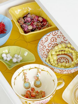 jewelry storage - cups and bowls